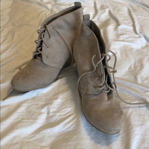 Suede wedge New Direction Booties